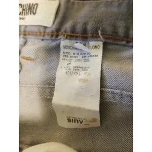 Moschino Jeans Moschino Logo Spell Out Stretch Denim Jeans